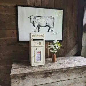 Ivory Post Box Nancarrow Farm Truro Cornwall
