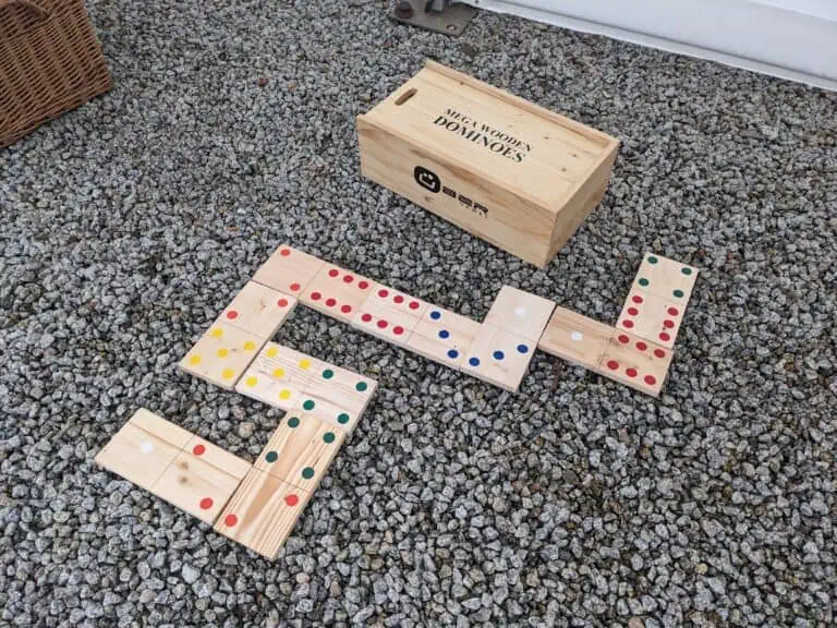 Giant Dominoes Cornwall Hire Tregedna Weddings