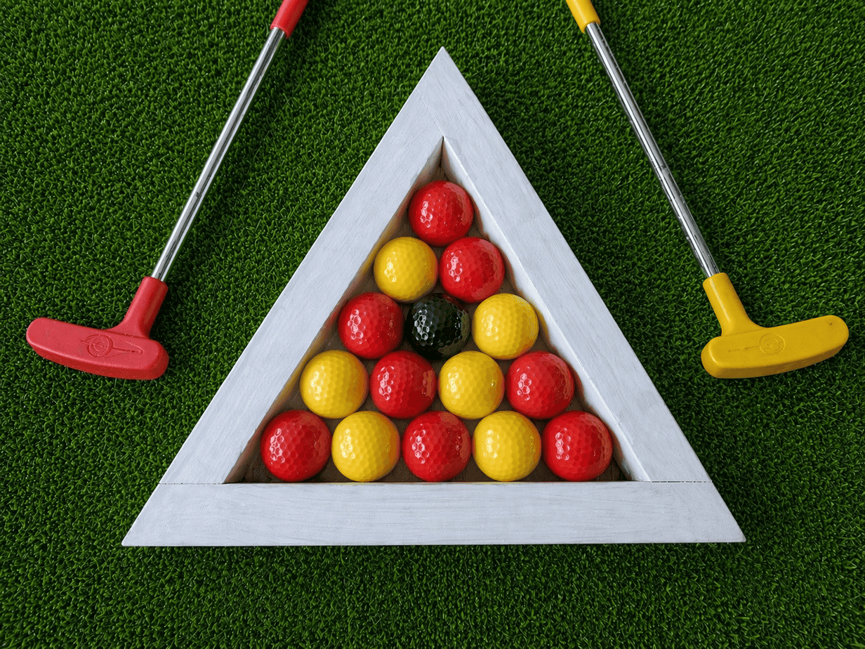 Pool Golf Lawn Game Cornwall Hire